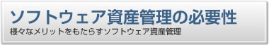 ソフトウェア資産管理の必要性金