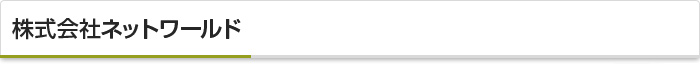 株式会社ネットワールド